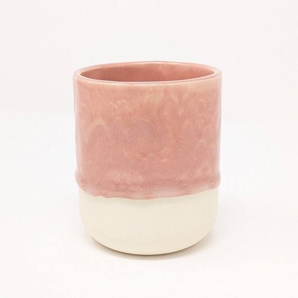 Handmade gloopy glaze ceramic cup - Picture 3 of 7